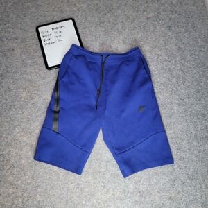 Nike Tapered‎ Shorts Mens Medium Blue Black Athletic Casual Gym